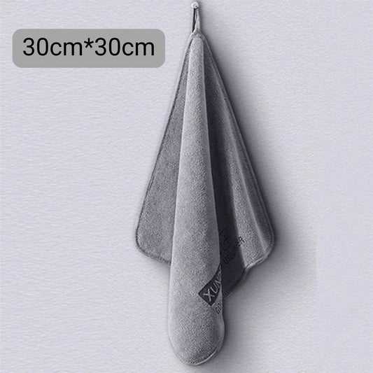 Premium Grey Microfiber Cleaning Towel