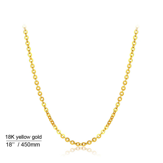 Luxe 18K Solid Gold Necklace