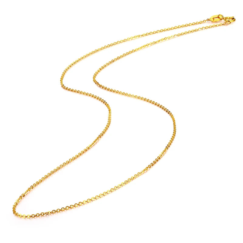 Luxe 18K Solid Gold Necklace