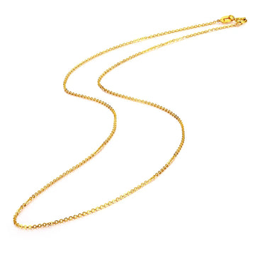 Luxe 18K Solid Gold Necklace