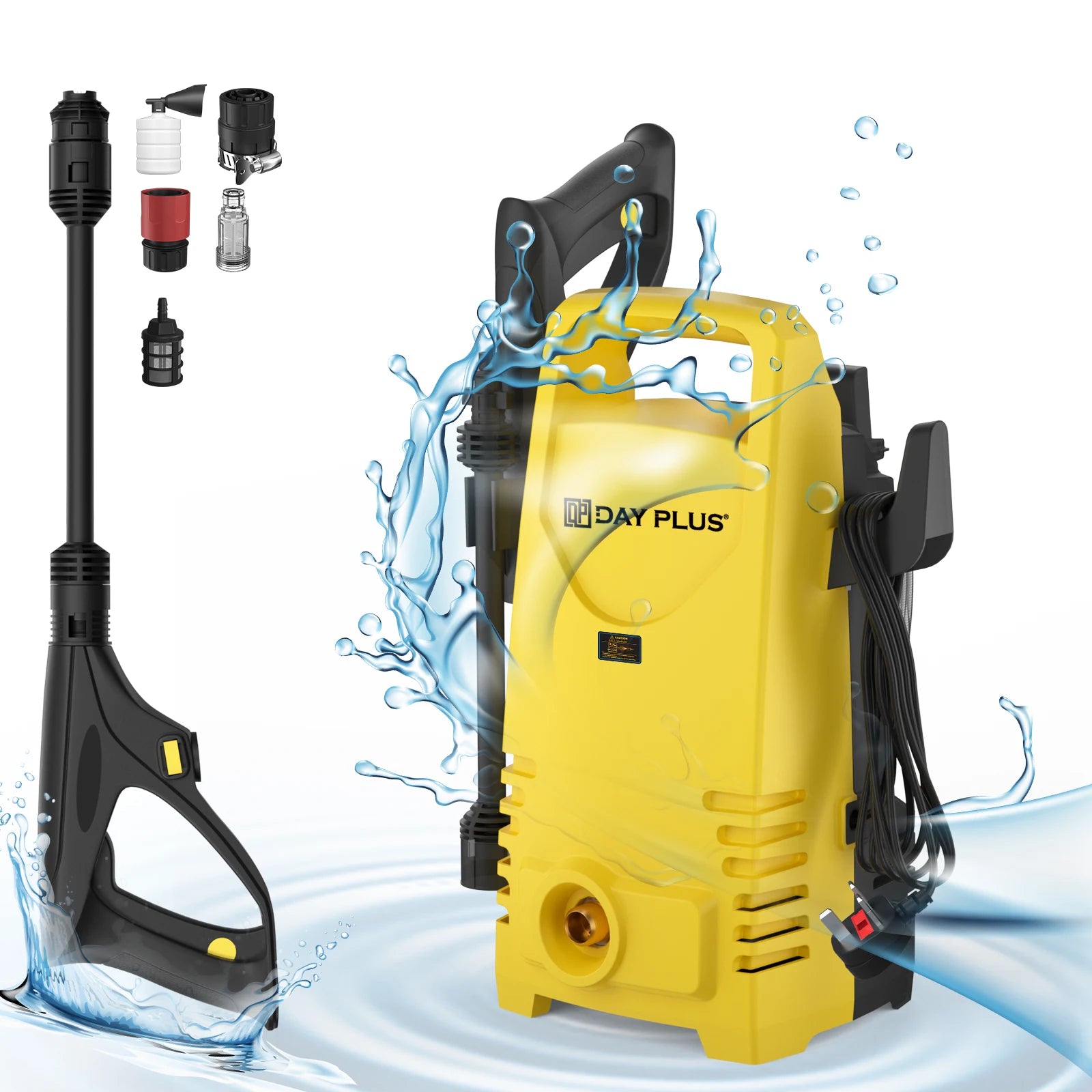 DayPlus 1100W Electric Pressure Washer