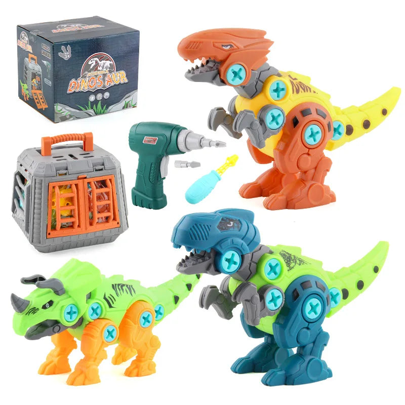 DIY Dinosaur Building Blocks Set