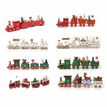 Christmas Wooden Train Decoration – Gift Boxed Ornament