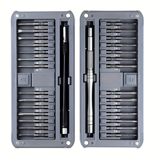 Magnetic 30-in-1 Precision Screwdriver Kit – Compact & Durable