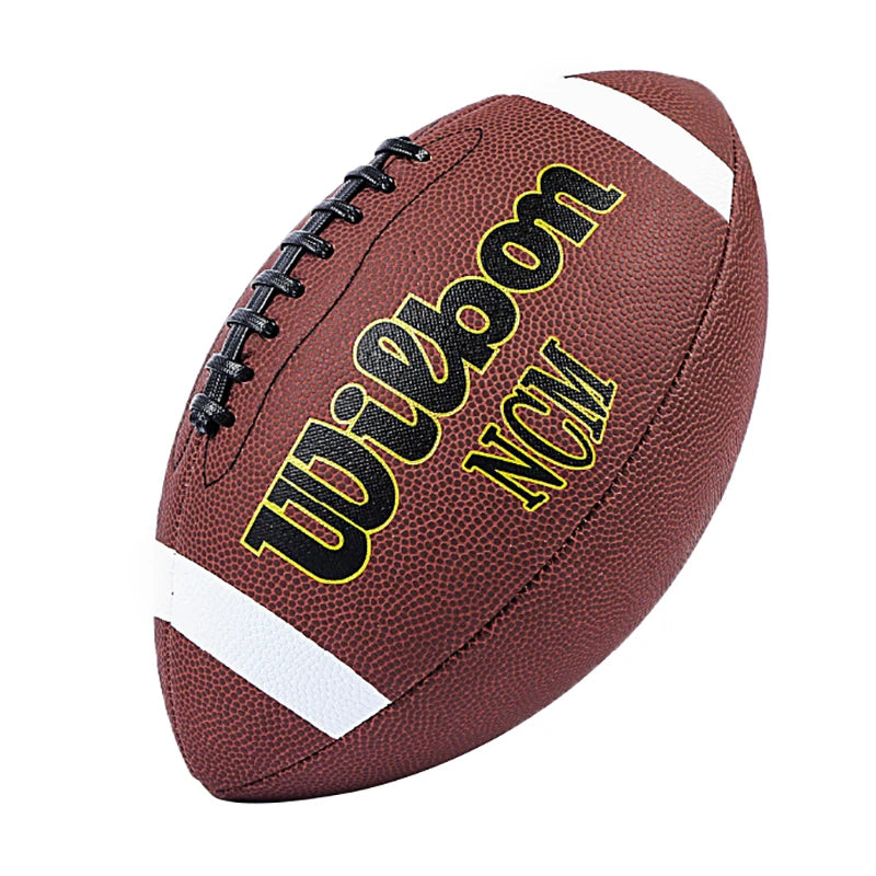 Durable Training Ball for Rugby, American Football & Soccer Sizes 3, 6, 9
