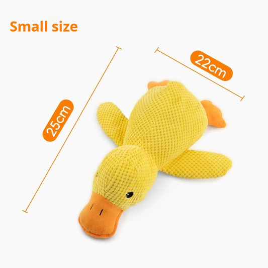 Duck Plush – Soft Bite-Resistant Fleece Toy