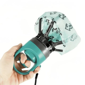 Portable Pet Poop Scooper with Built-in Bag Dispenser