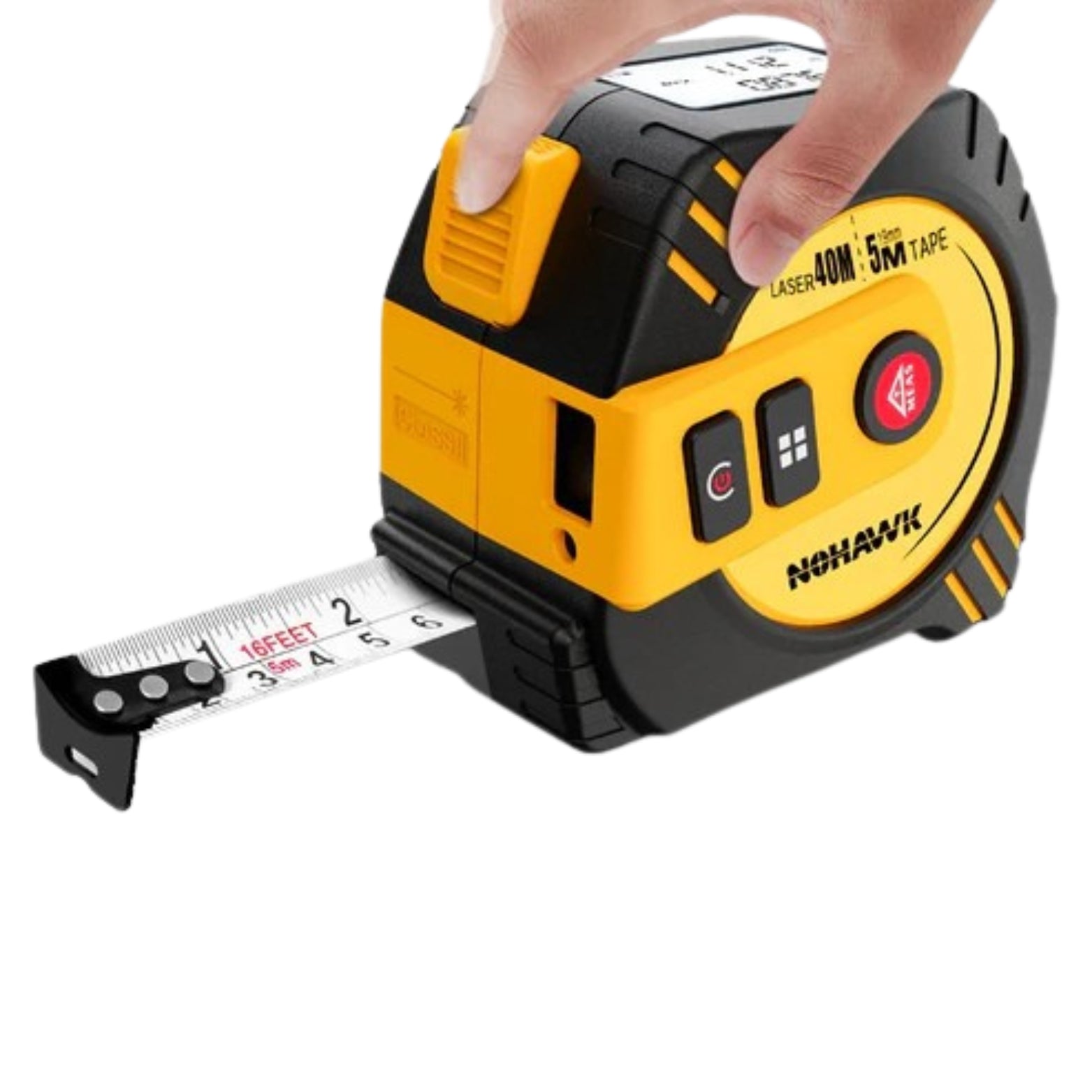 Laser & Tape Measure 2-in-1 – Professional Measuring Tool for Interiors